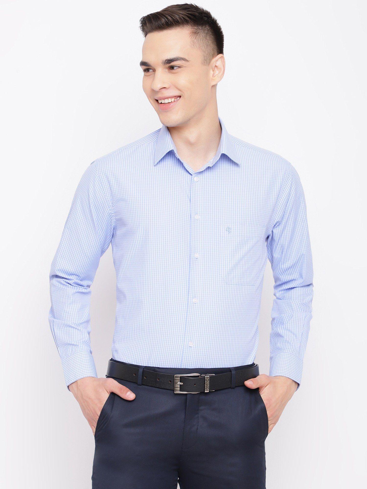 mens sky blue shirt