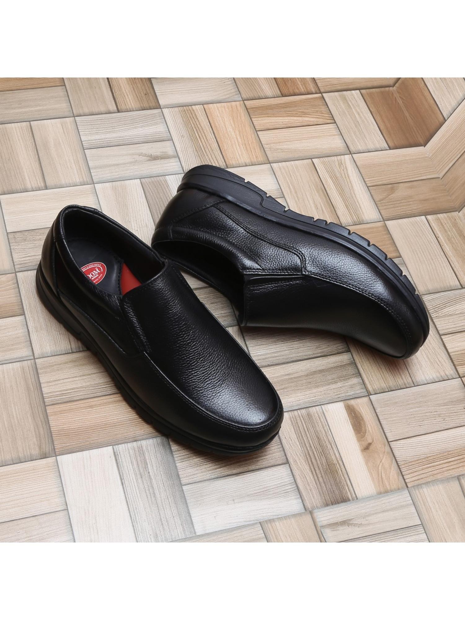 mens slip on loafers and moccasins - black