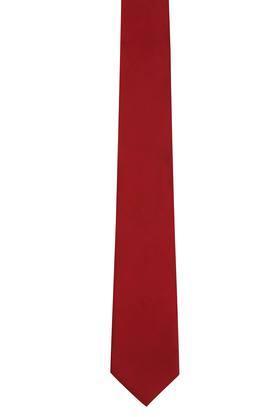 mens solid formal tie - maroon