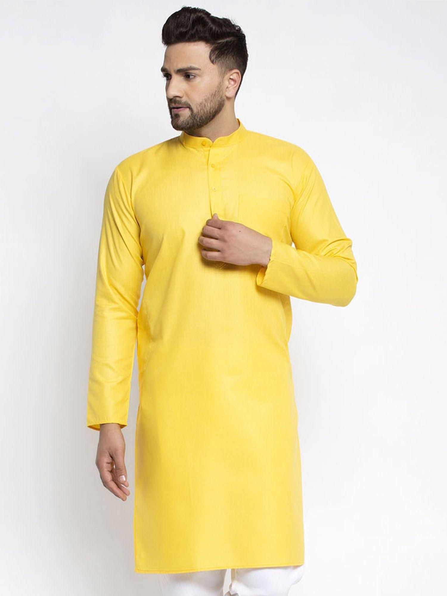 mens solid kurtas