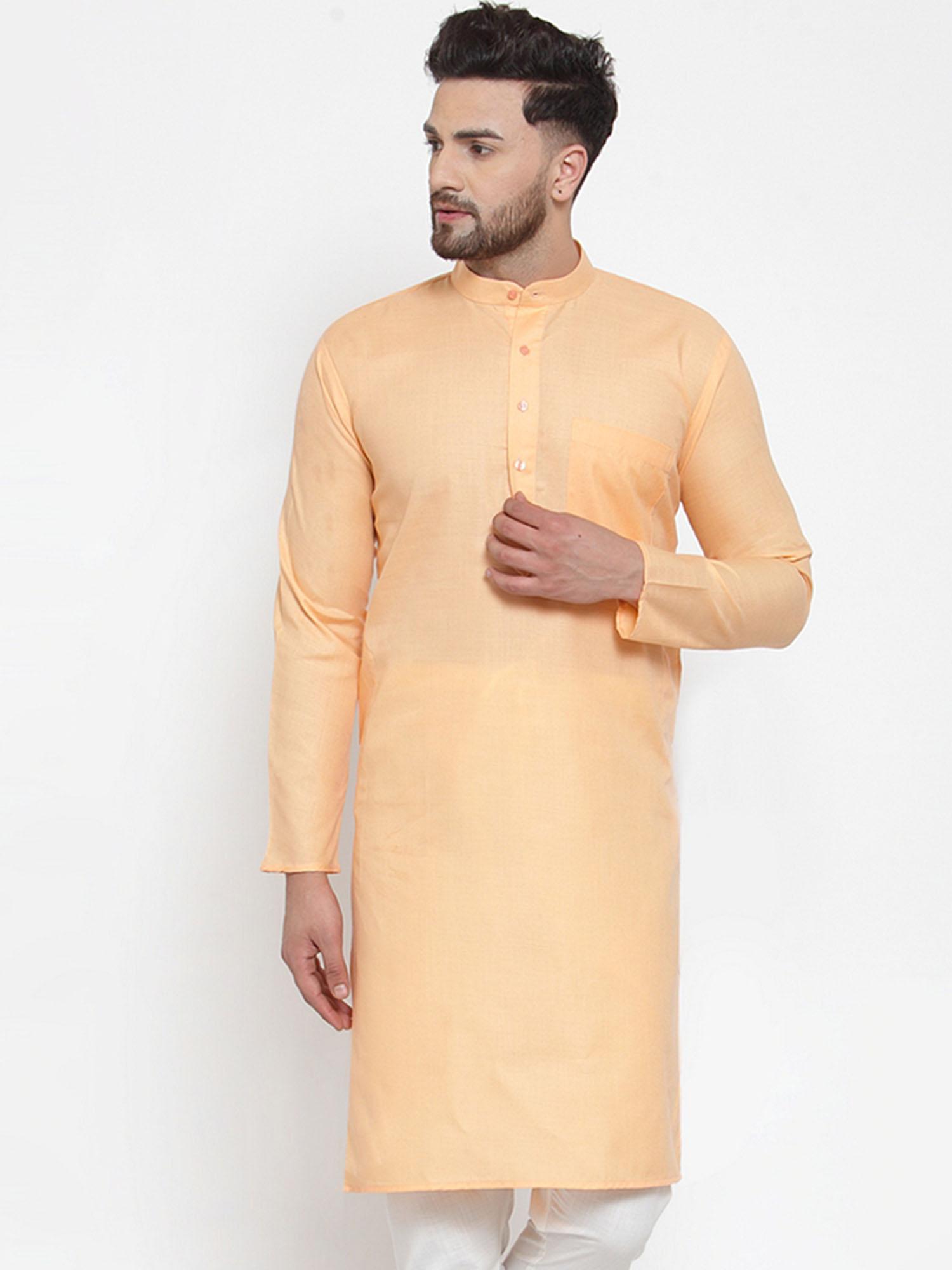 mens solid kurtas