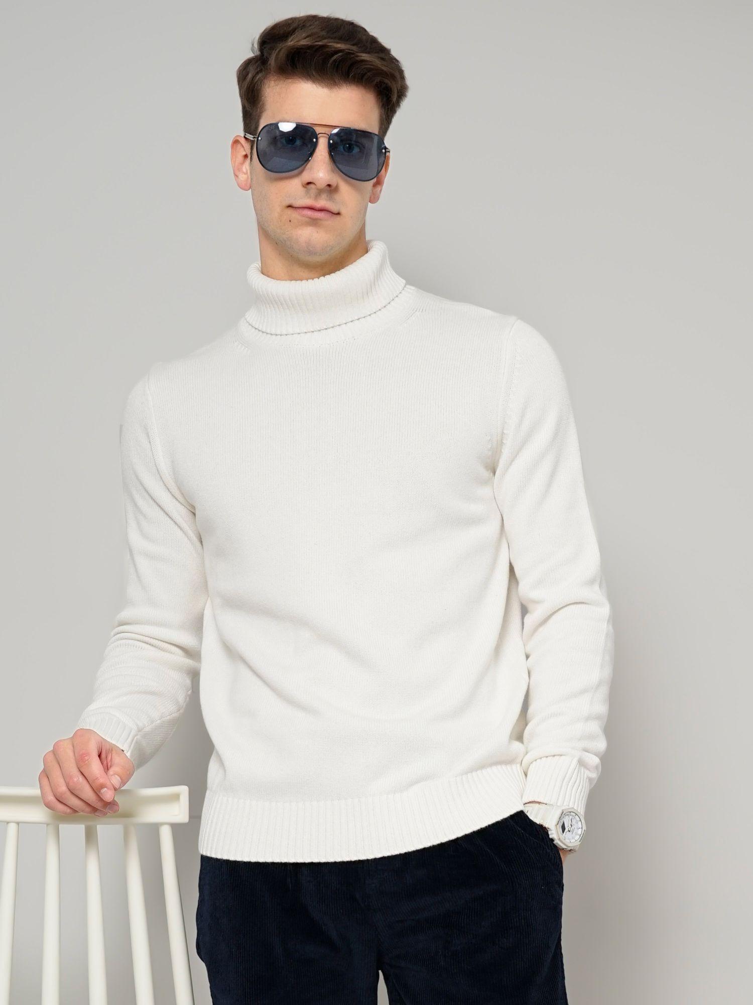 mens solid sweater