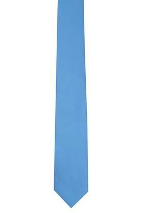 mens solid tie - dark blue