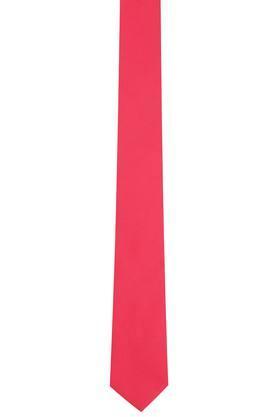 mens solid tie - red