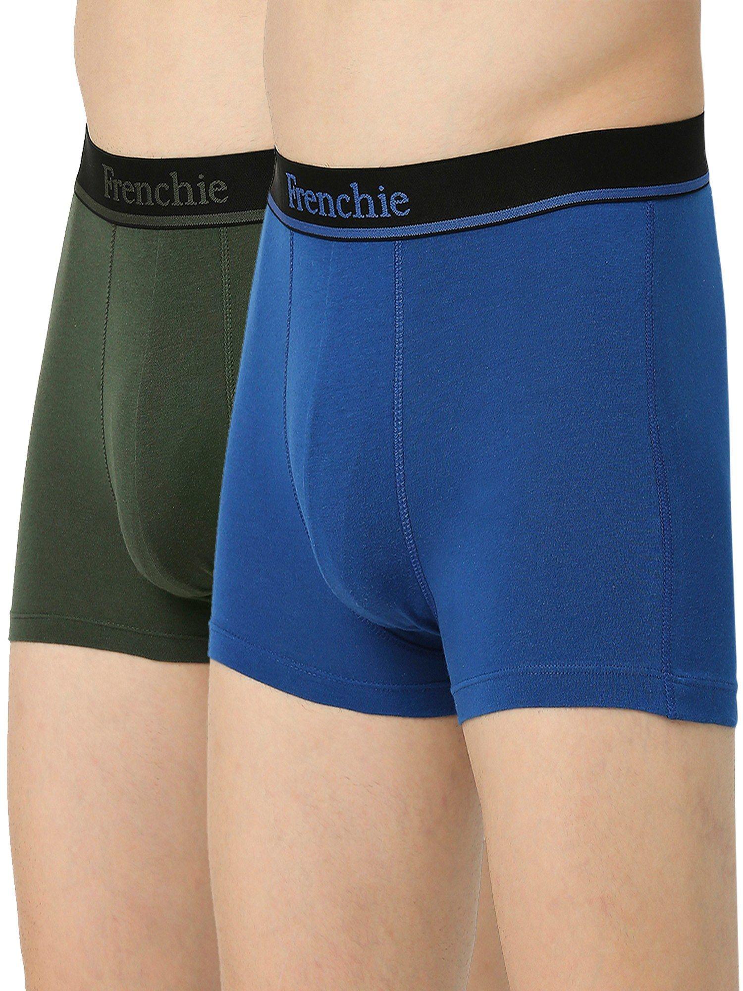 mens solid trunks elements-assorted colours (pack of 2)