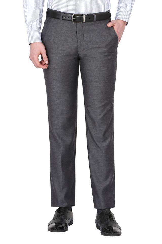 mens super slim fit structured trousers