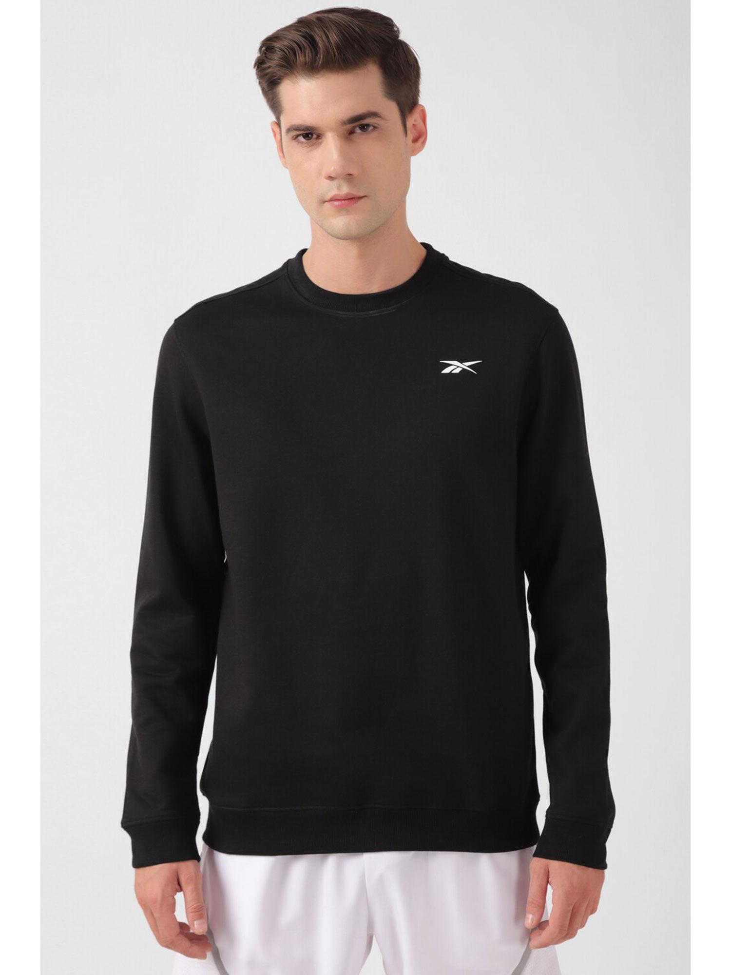 mens training app sweatshirts black