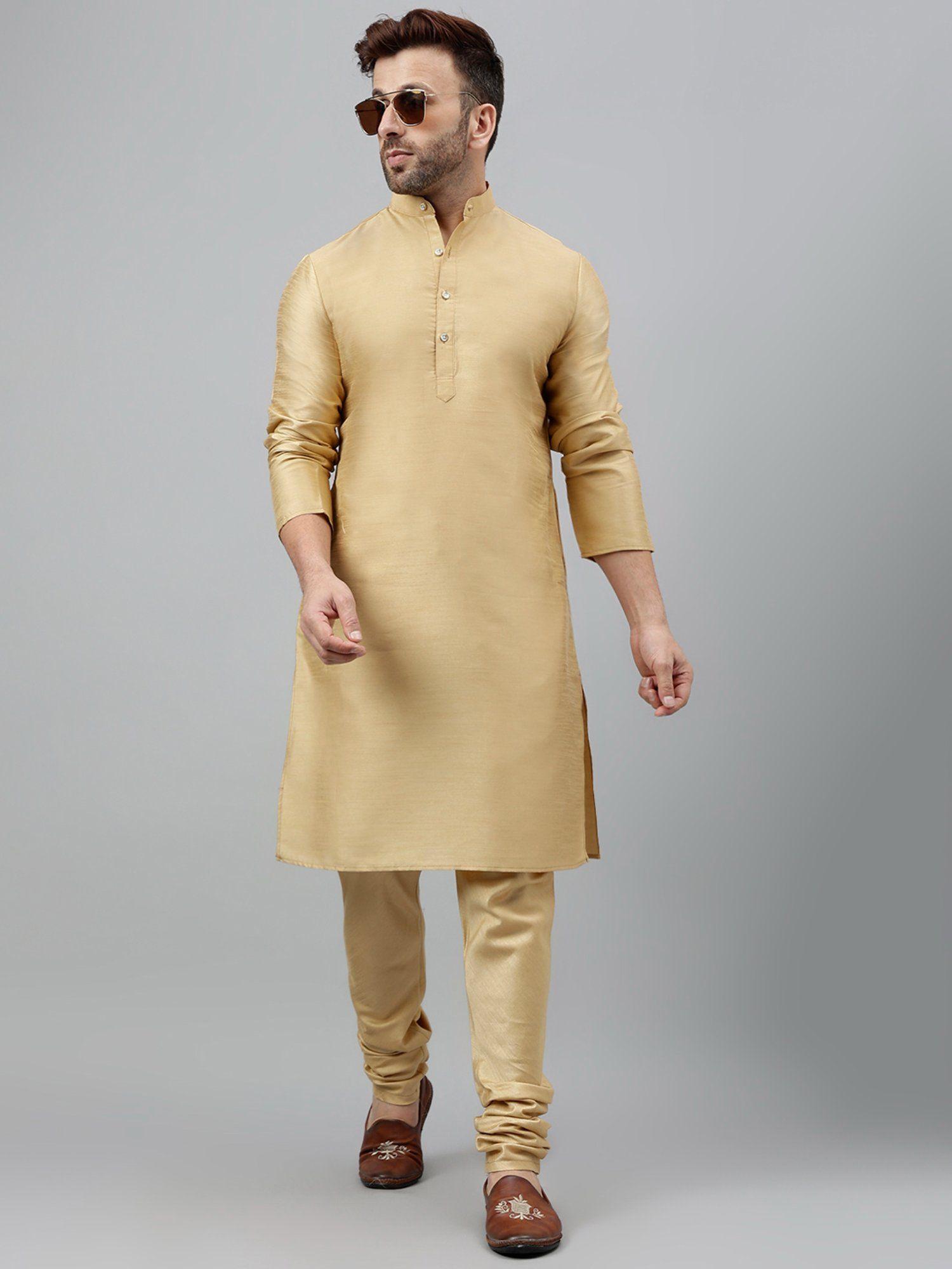 mens wear kurta and pyjama (set of 2)