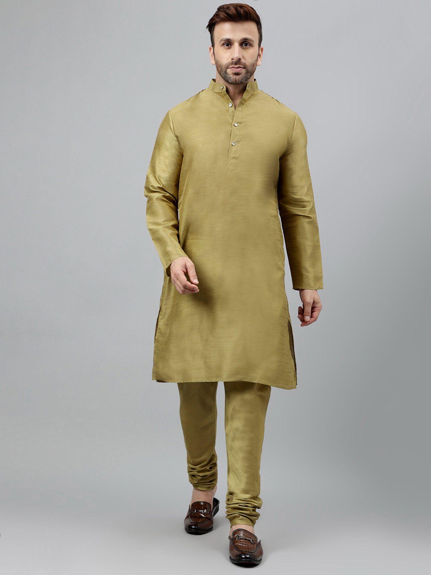 mens wear kurta and pyjama (set of 2)
