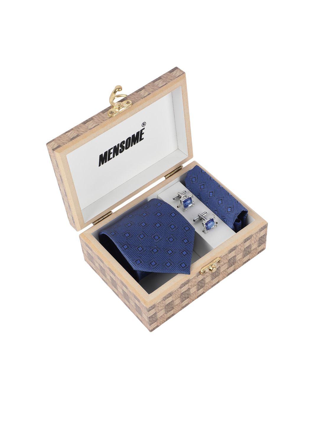 mensome men blue accessory gift set