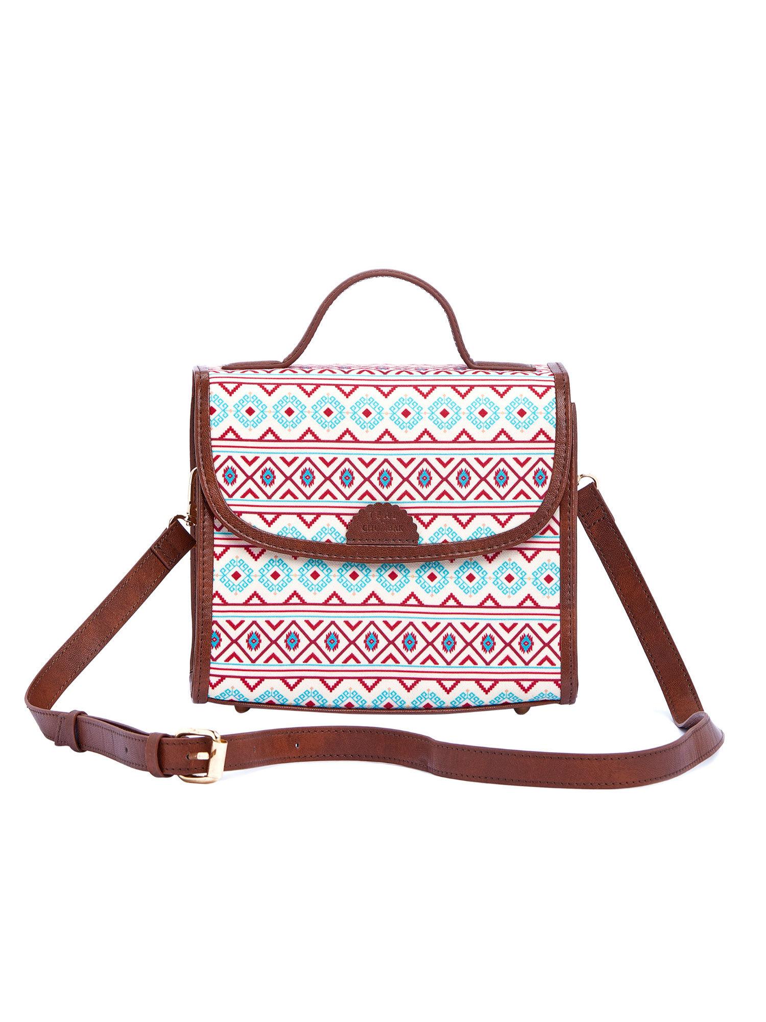 mercado aztec crossbody bag