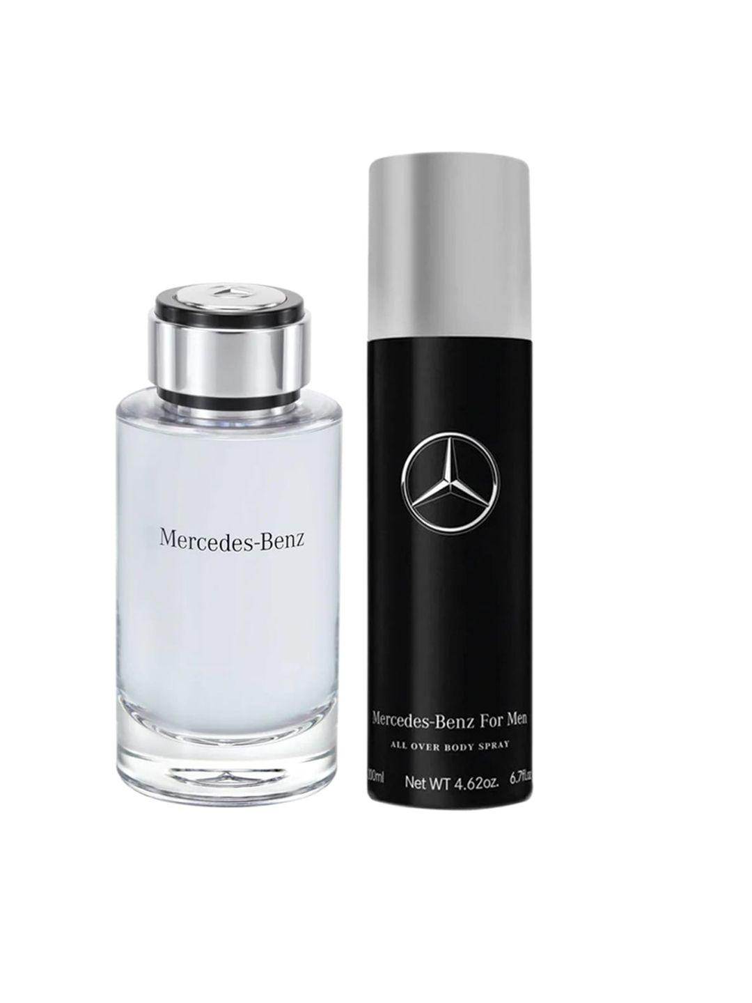 mercedes benz men eau de toilette 240ml + deodorant spray 200ml virtual gift set