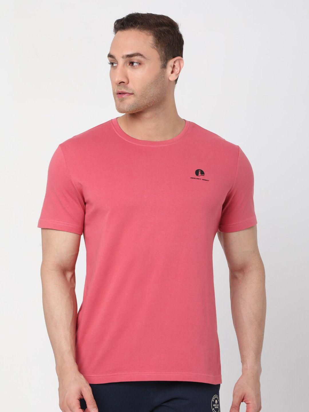 merchant marine men rose pure cotton t-shirt