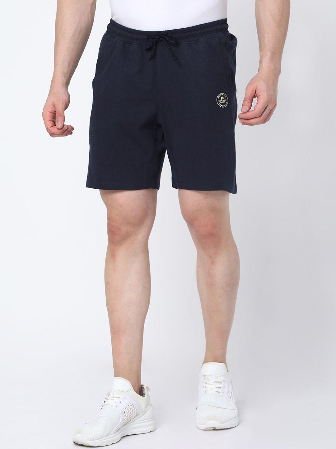 merchant marine men navy blue outdoor sports shorts