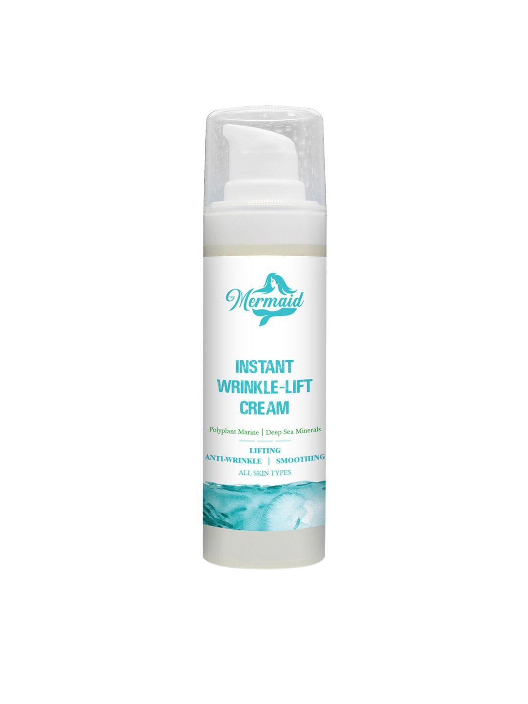 mermaid blue instant wrinkle lift cream with polyplant marine & deep sea minerals