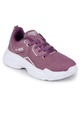 mesh women's sports shoes - purple