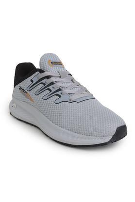 mesh lace up men's sports shoes - multi