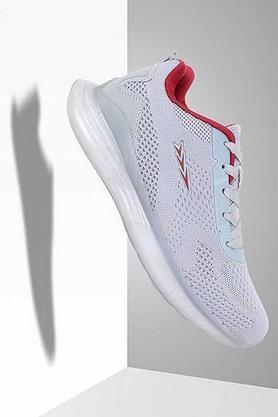mesh lace up men's sports shoes - multi