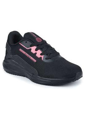mesh women's sports shoes - black