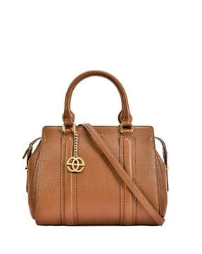 messenger handbag with detachable strap