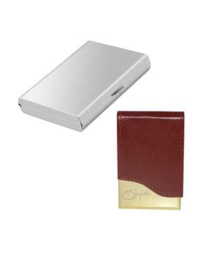 metallic & glitter card holder