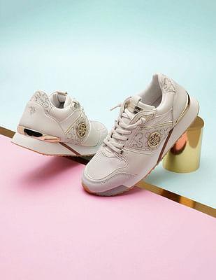 metallic accent panelled stella sneakers