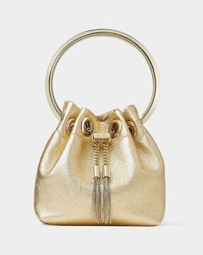 metallic nappa mini bag