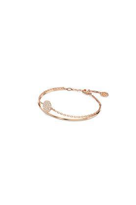 meteora crystal, rose gold-tone finish western bracelet