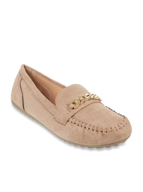 metro beige casual loafers