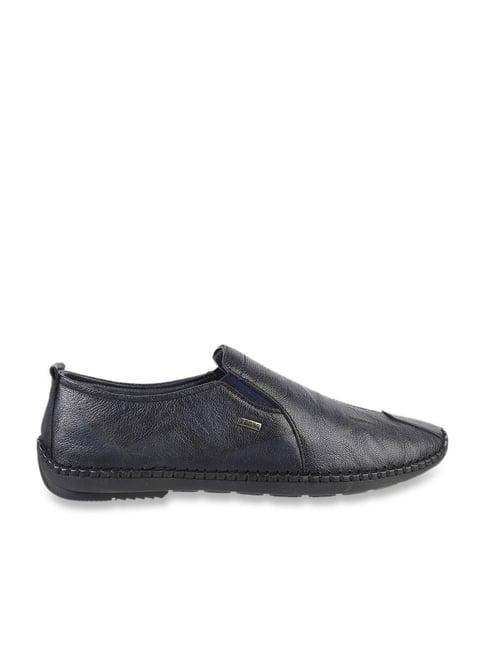 metro men's blue casual loafers
