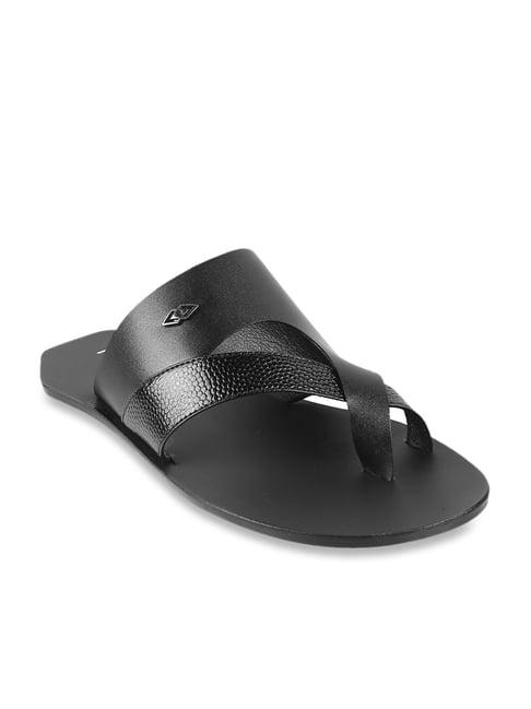 metro black cross strap sandals