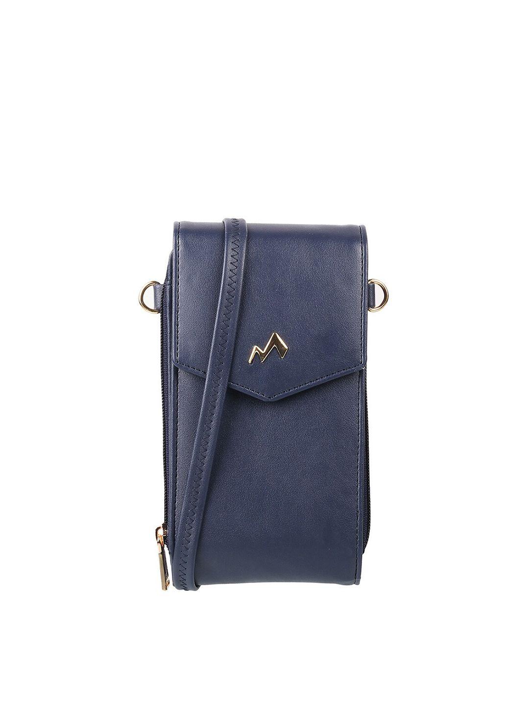 metro blue purse clutch