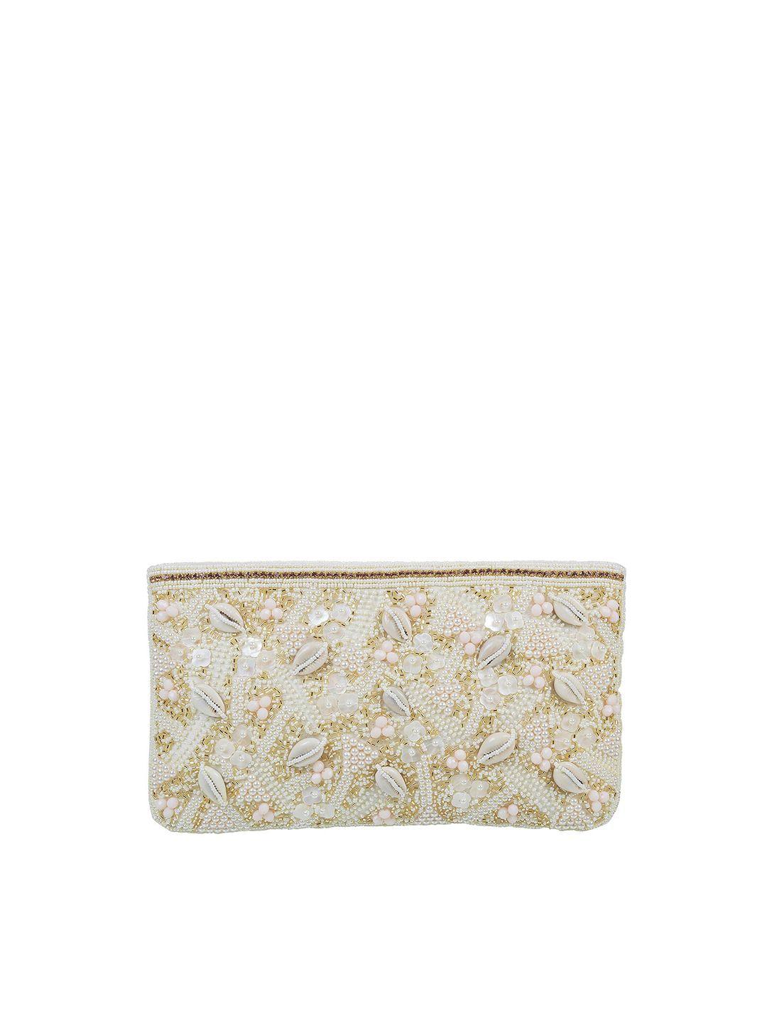 metro embellished box clutch