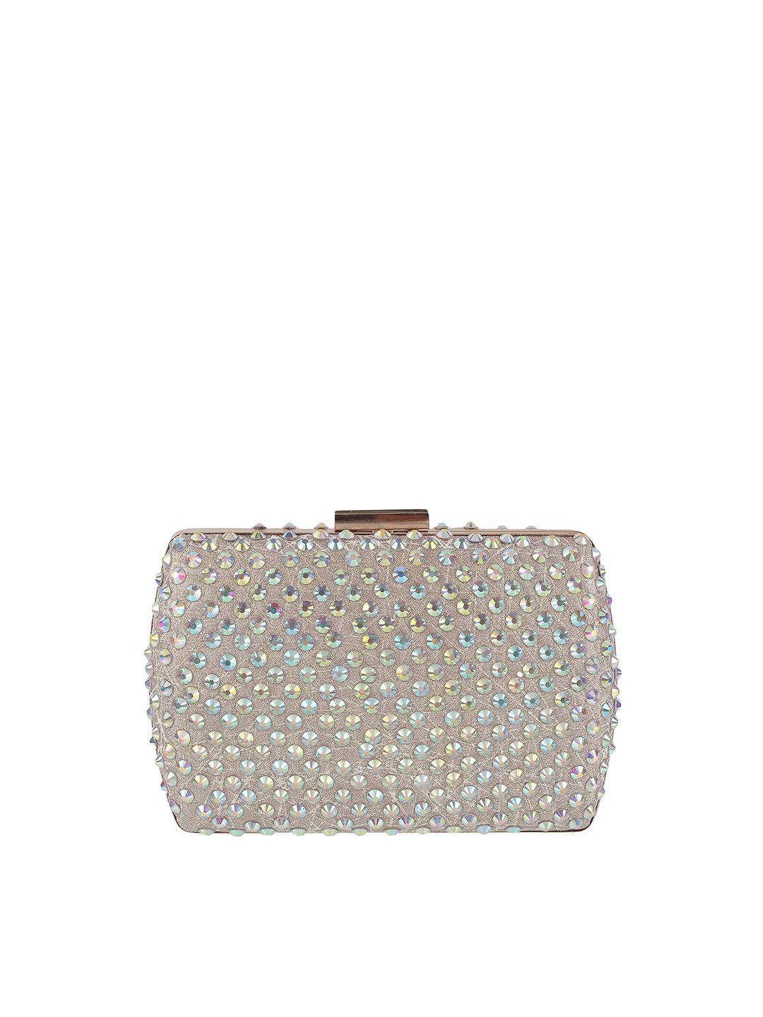 metro embellished box clutch