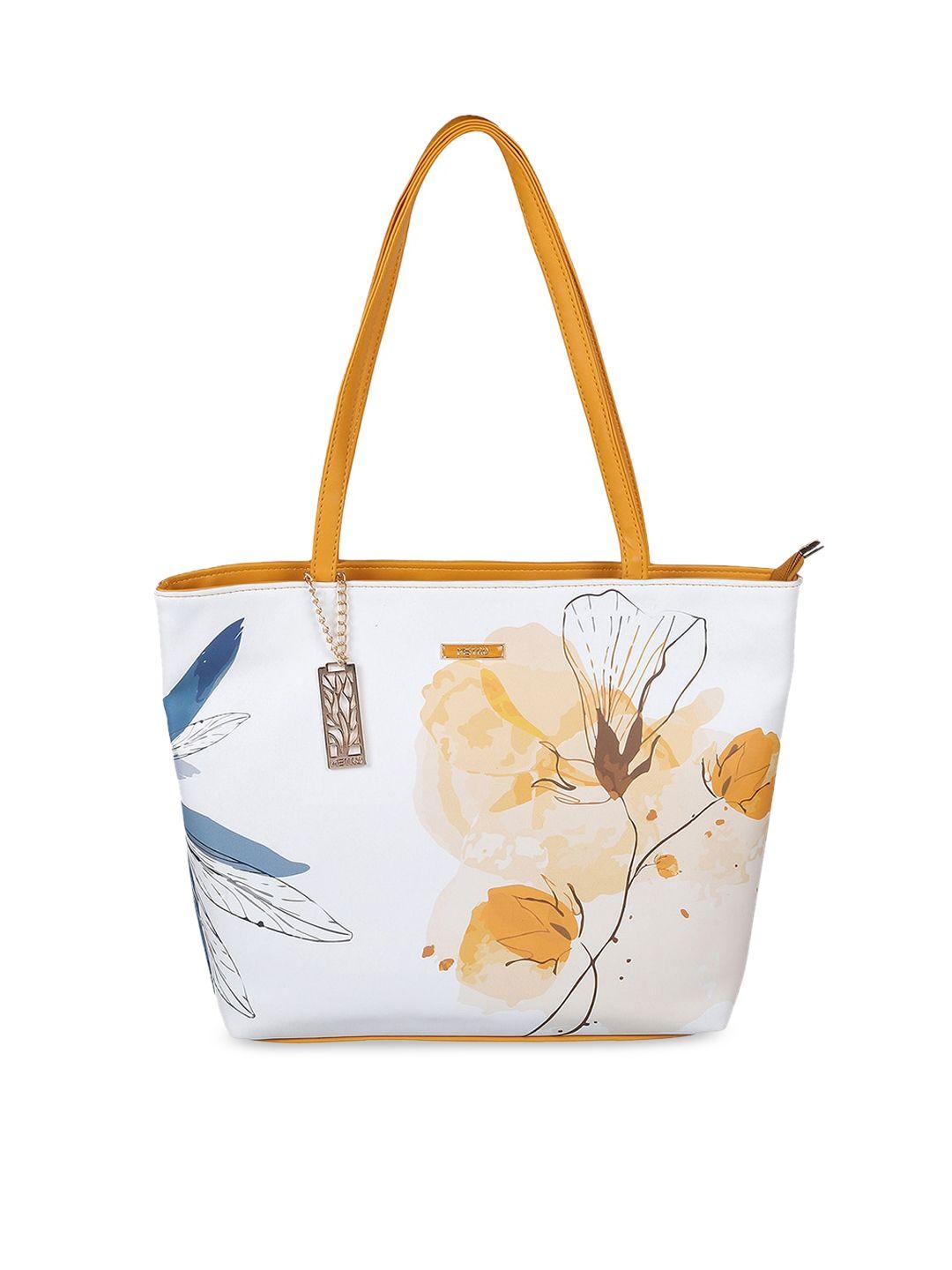 metro floral printed structured shoulder bag