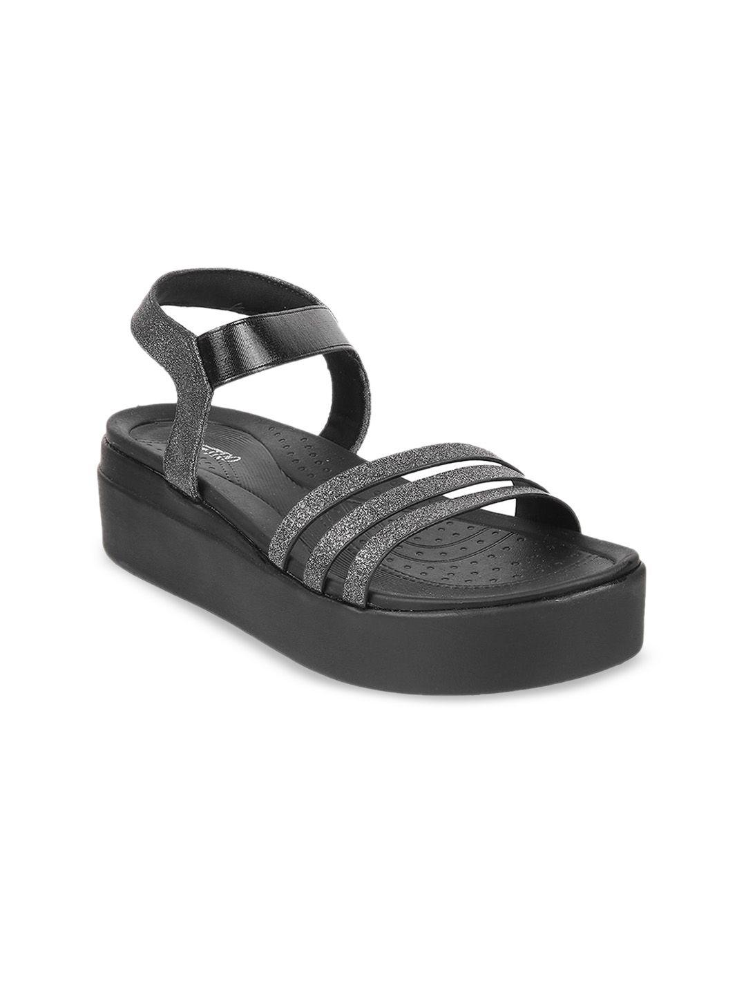 metro grey flatform sandals