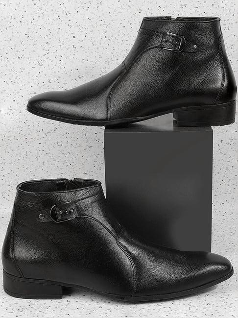 metro men's black casual boots