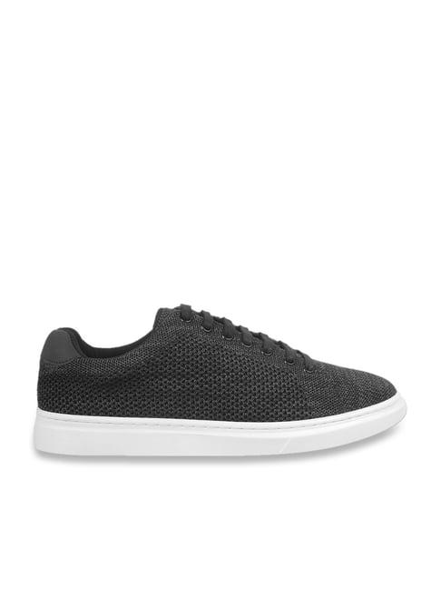 metro men's black casual sneakers