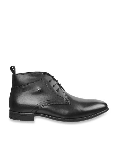 metro men's black chukka boots