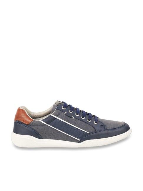 metro men's blue casual sneakers