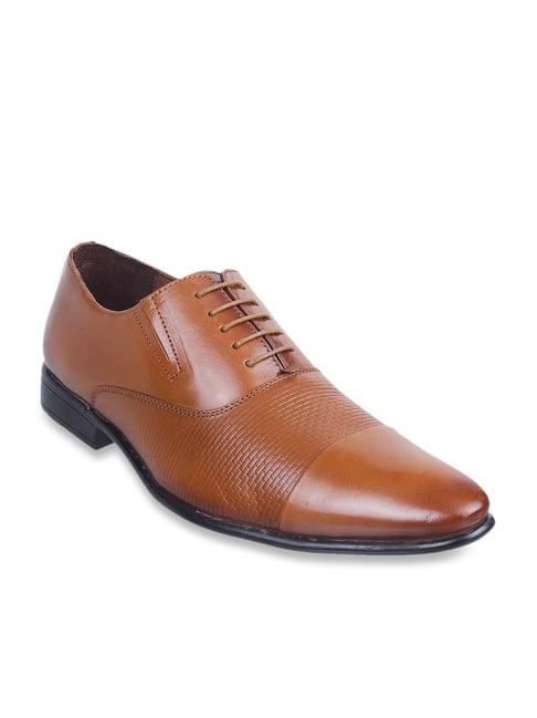 metro men's tan oxford shoes