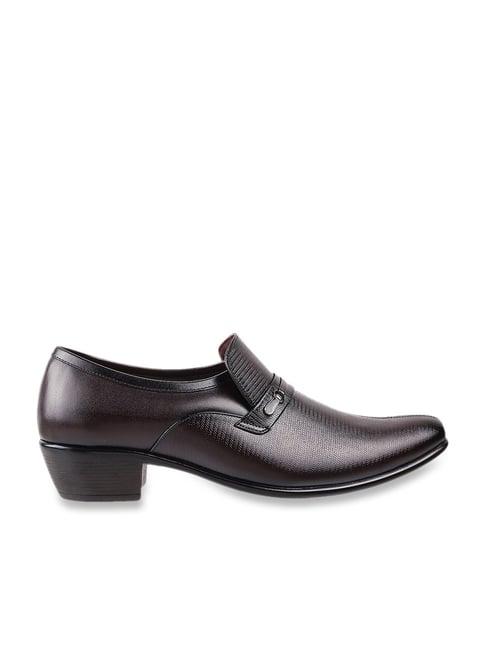 metro men's wine formal loafers