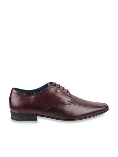 metro men's wine shoe lace-up