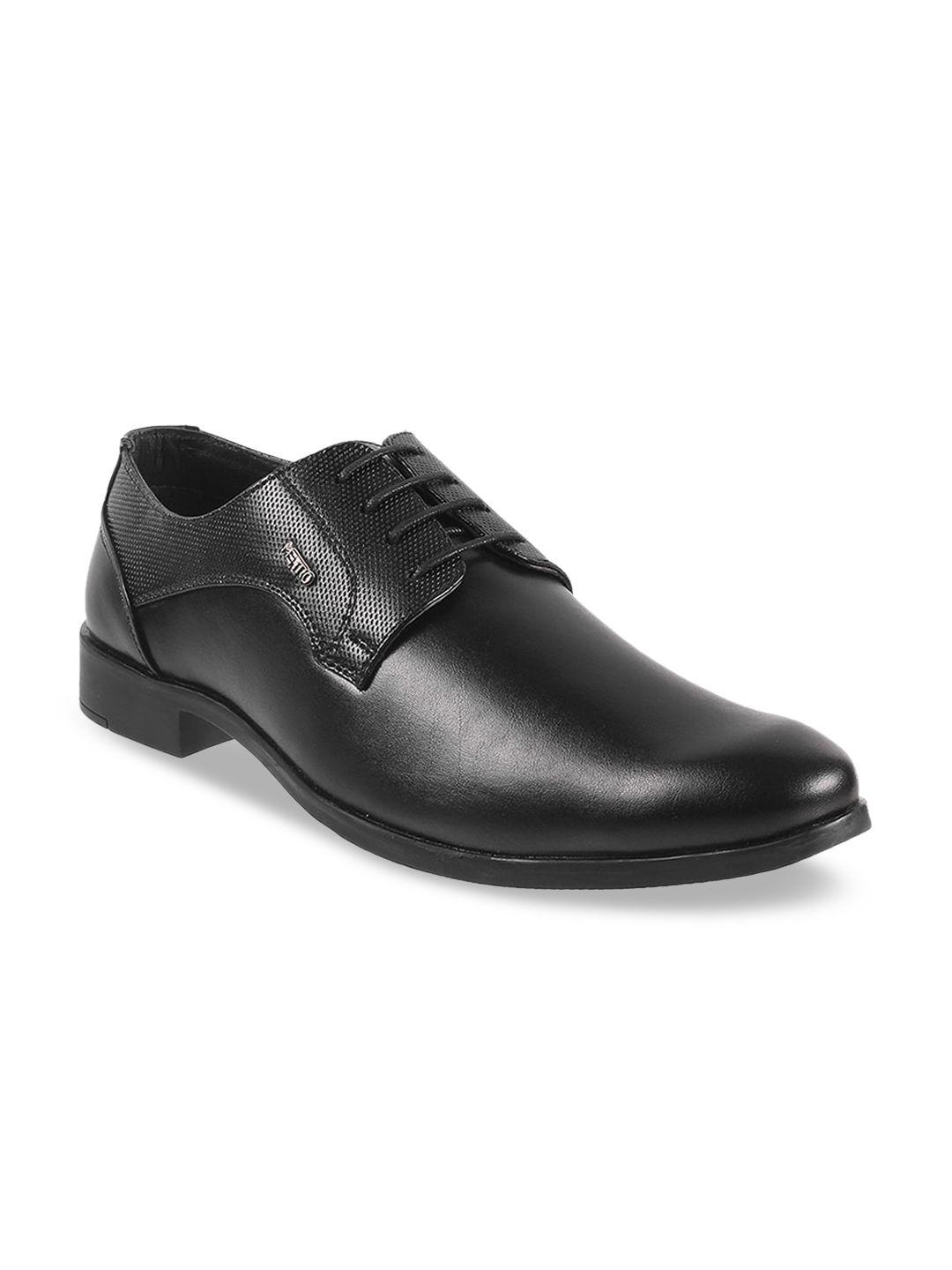 metro men leather formal derbys