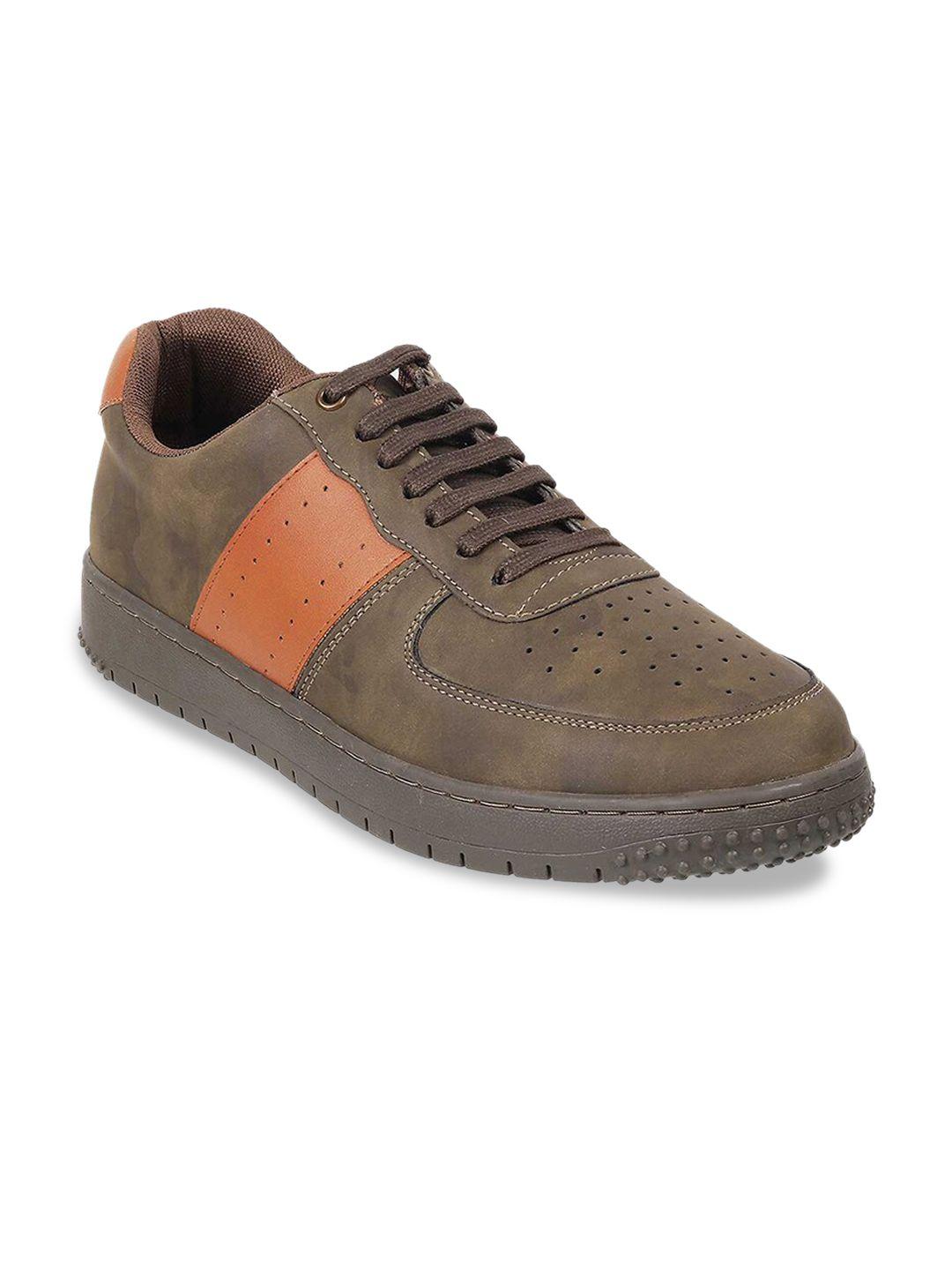 metro men olive green sneakers