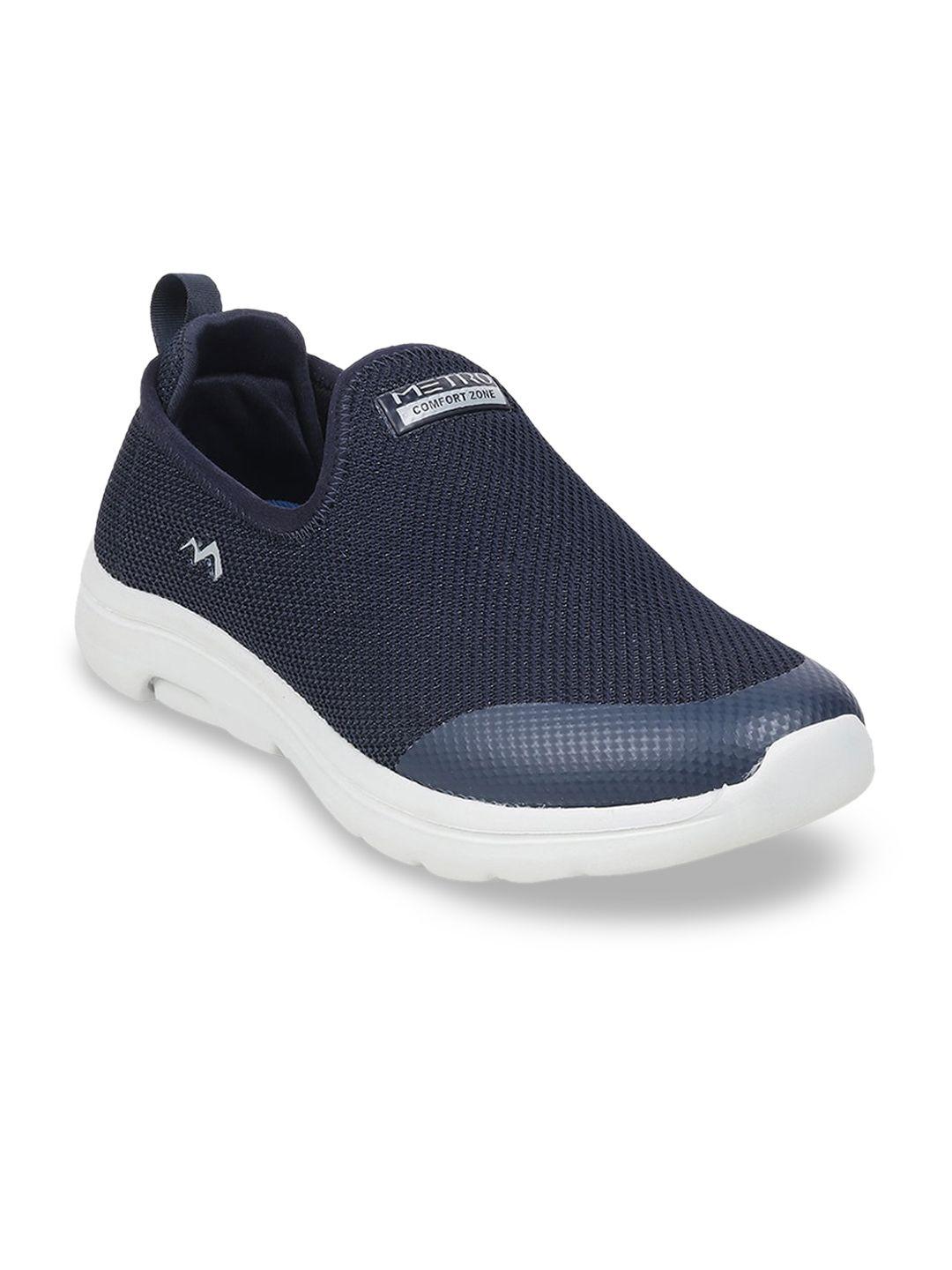 metro men woven design slip-on sneakers