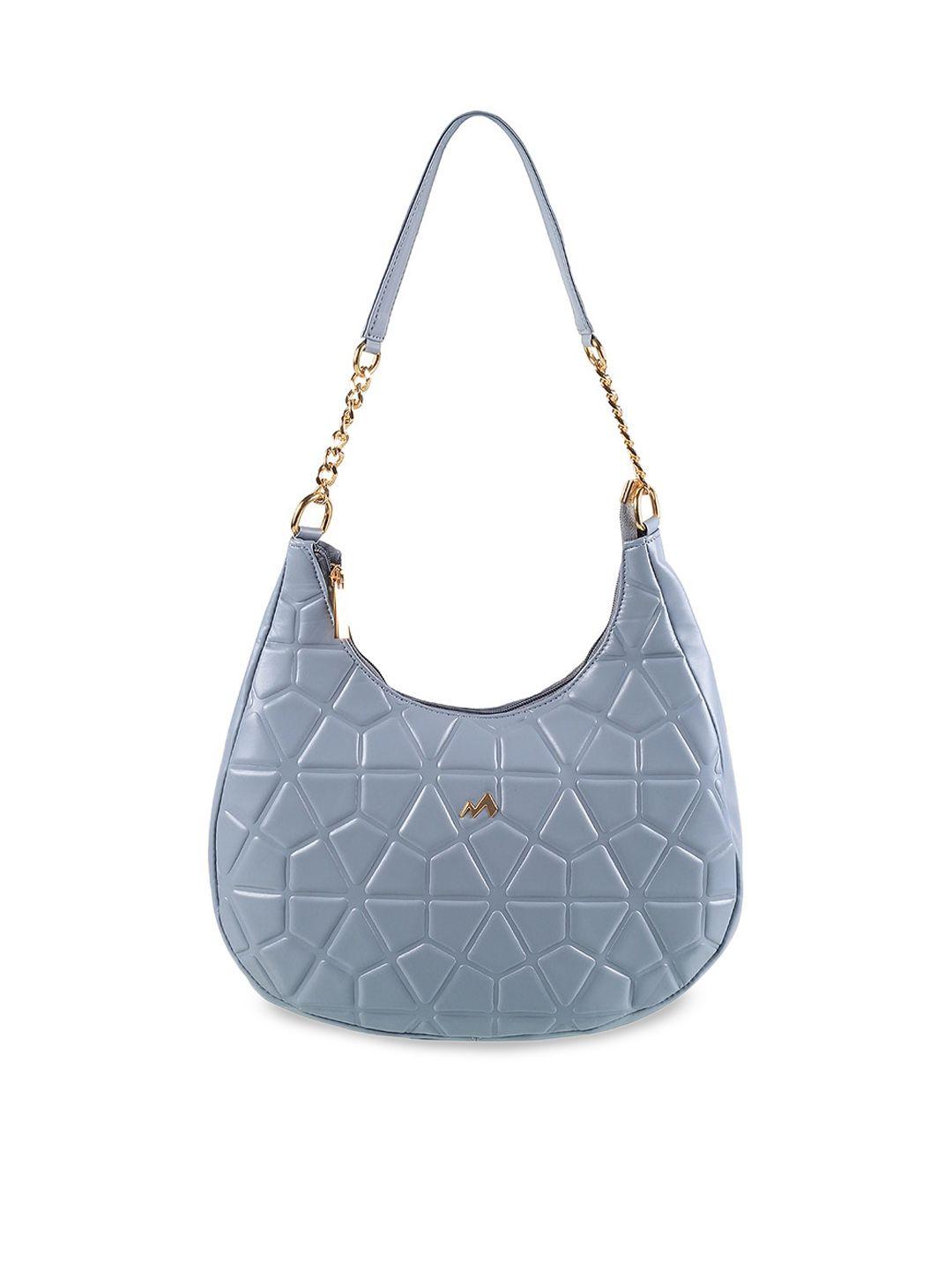 metro textured pu structured hobo bag