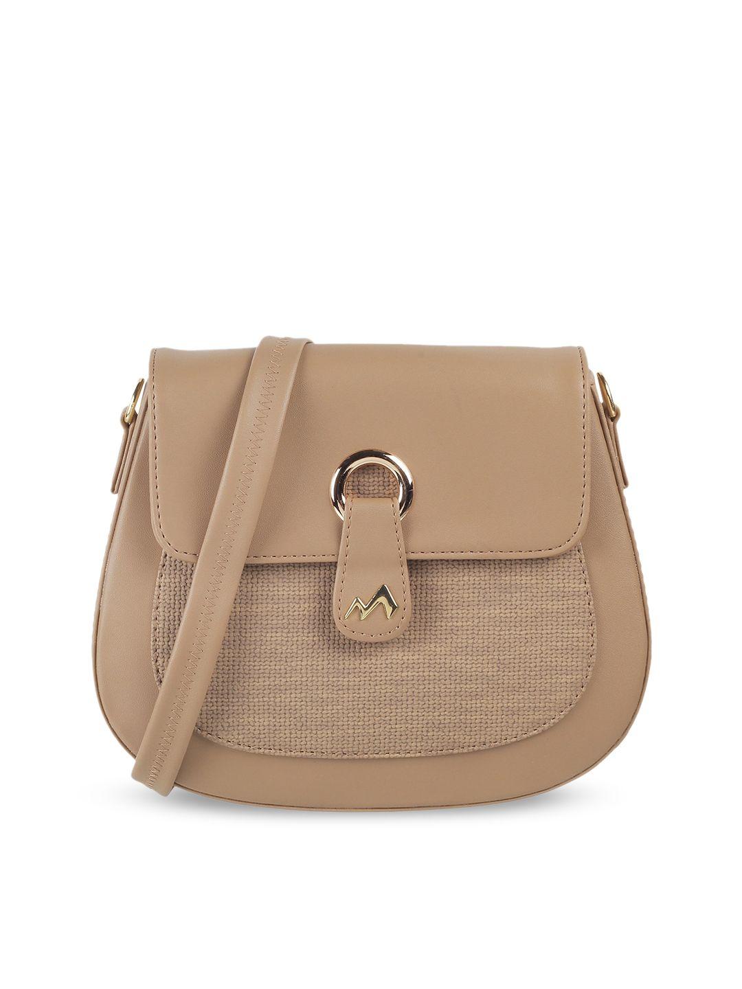 metro textured structured sling bag