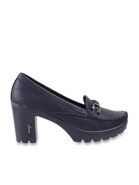 metro women's navy casual loafers