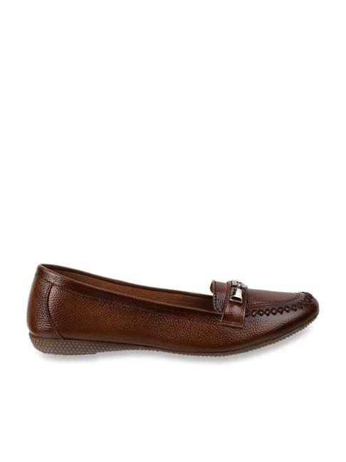 metro women's rust casual loafers